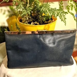 Vintage blue clutch
